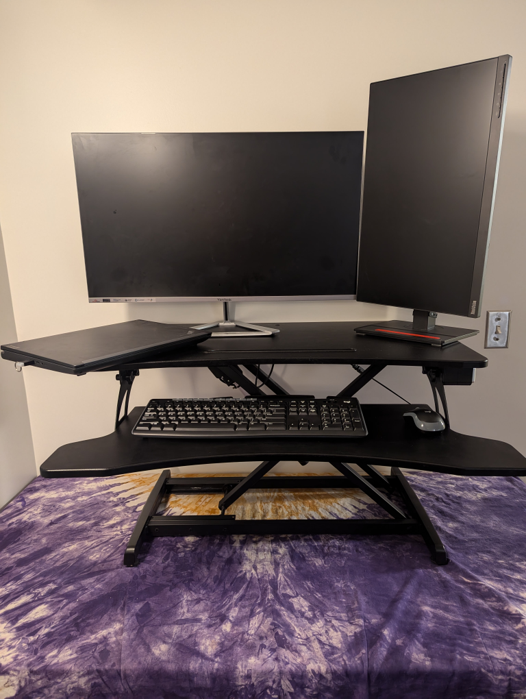 Electric Standing Desk Converter