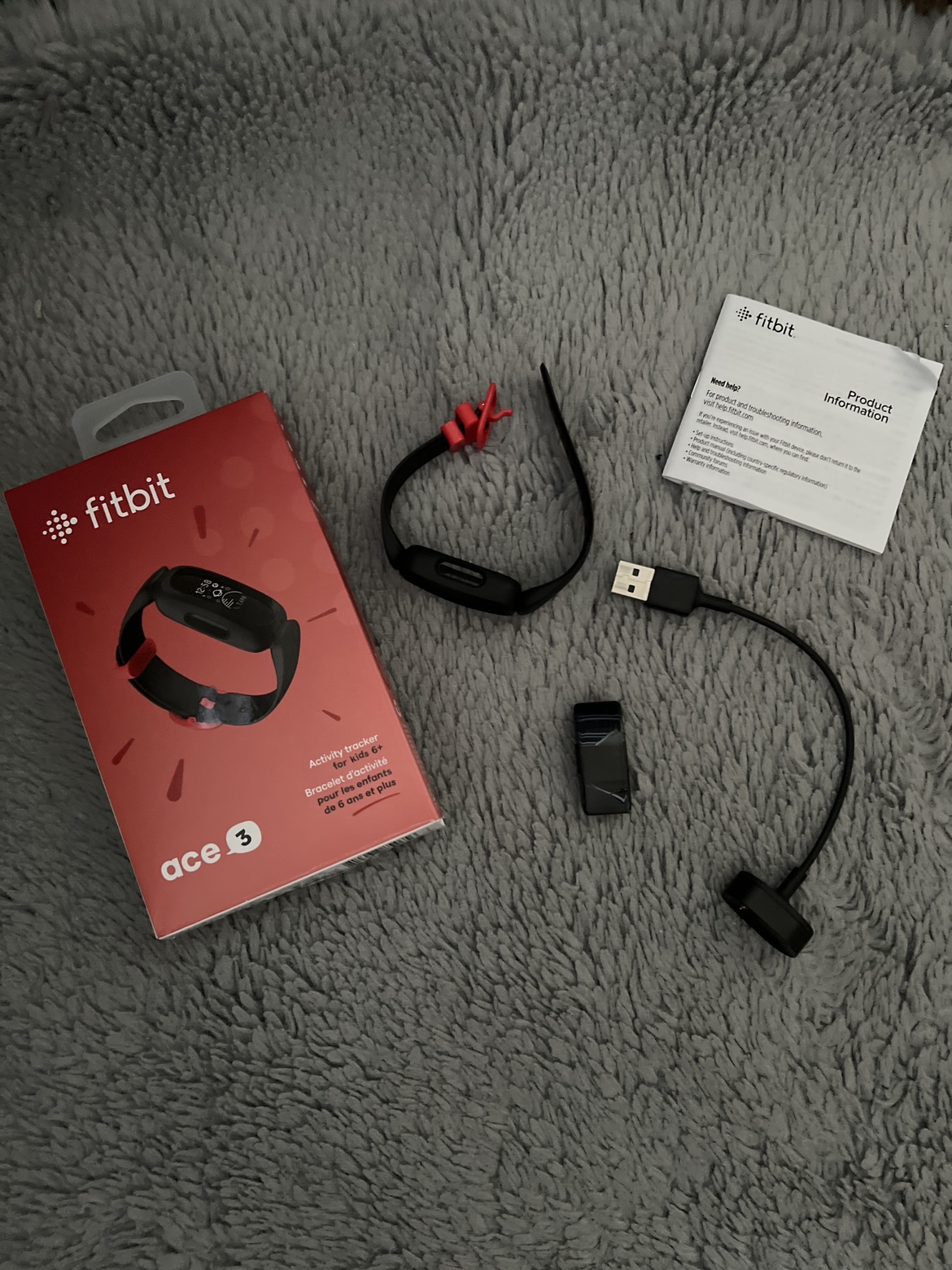 Fitbit Ace 3 Smart Watch Activity Tracker for All Ages 6+