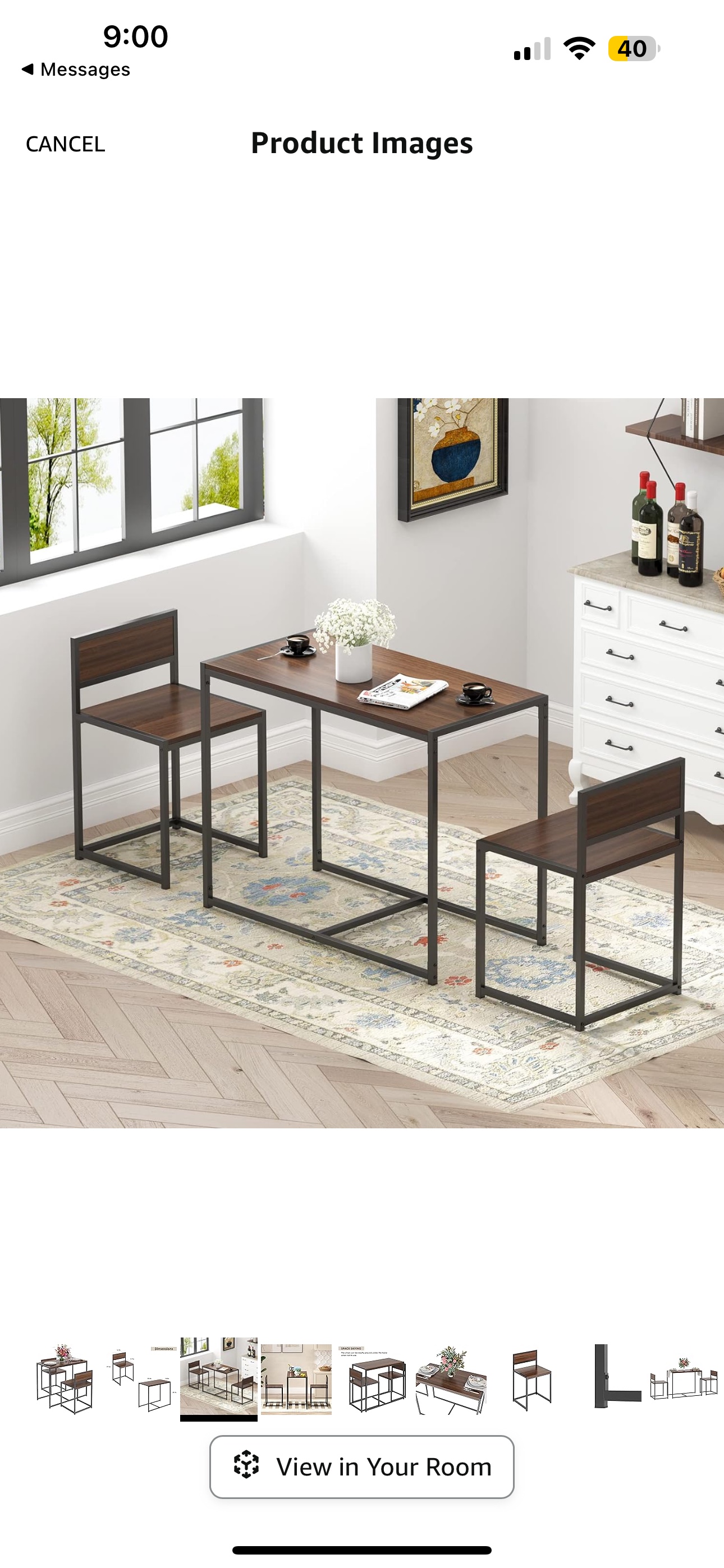 Dinning set for two