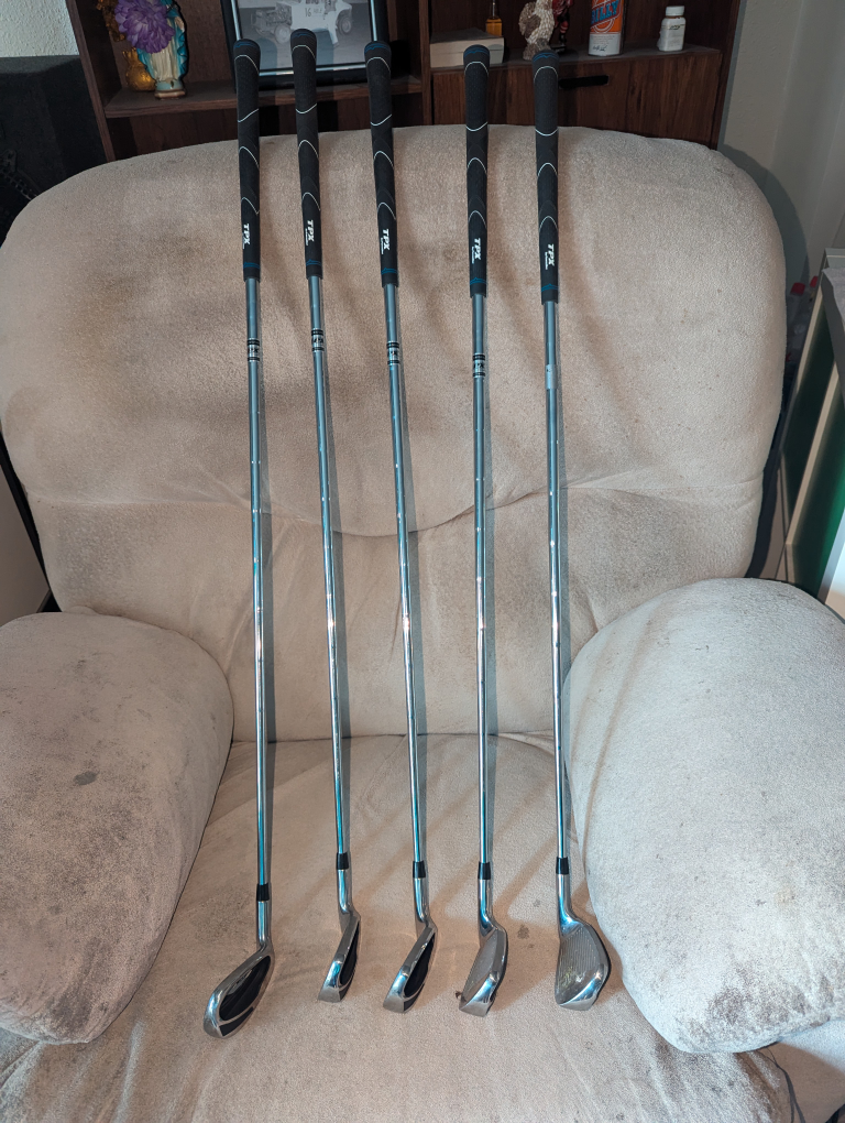 tpx golf clubs irons / graphite woods - photo 3