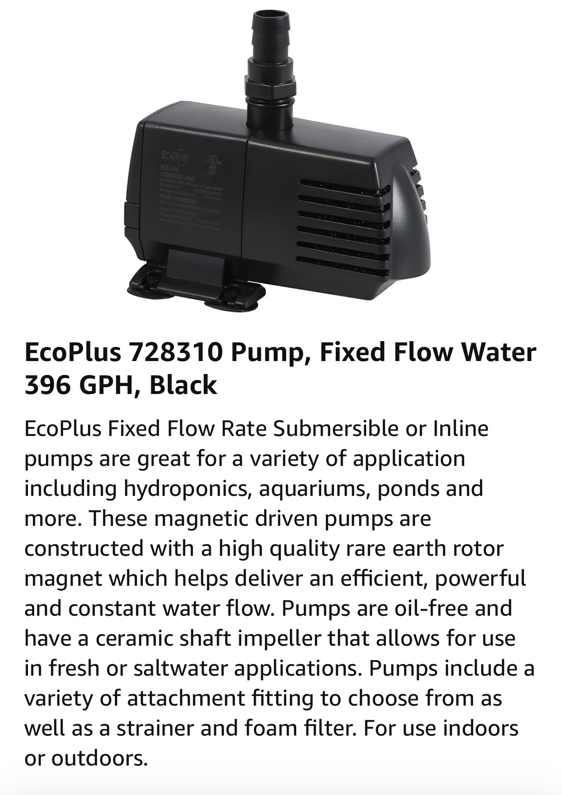 Eco 396 submersible pump - photo 2