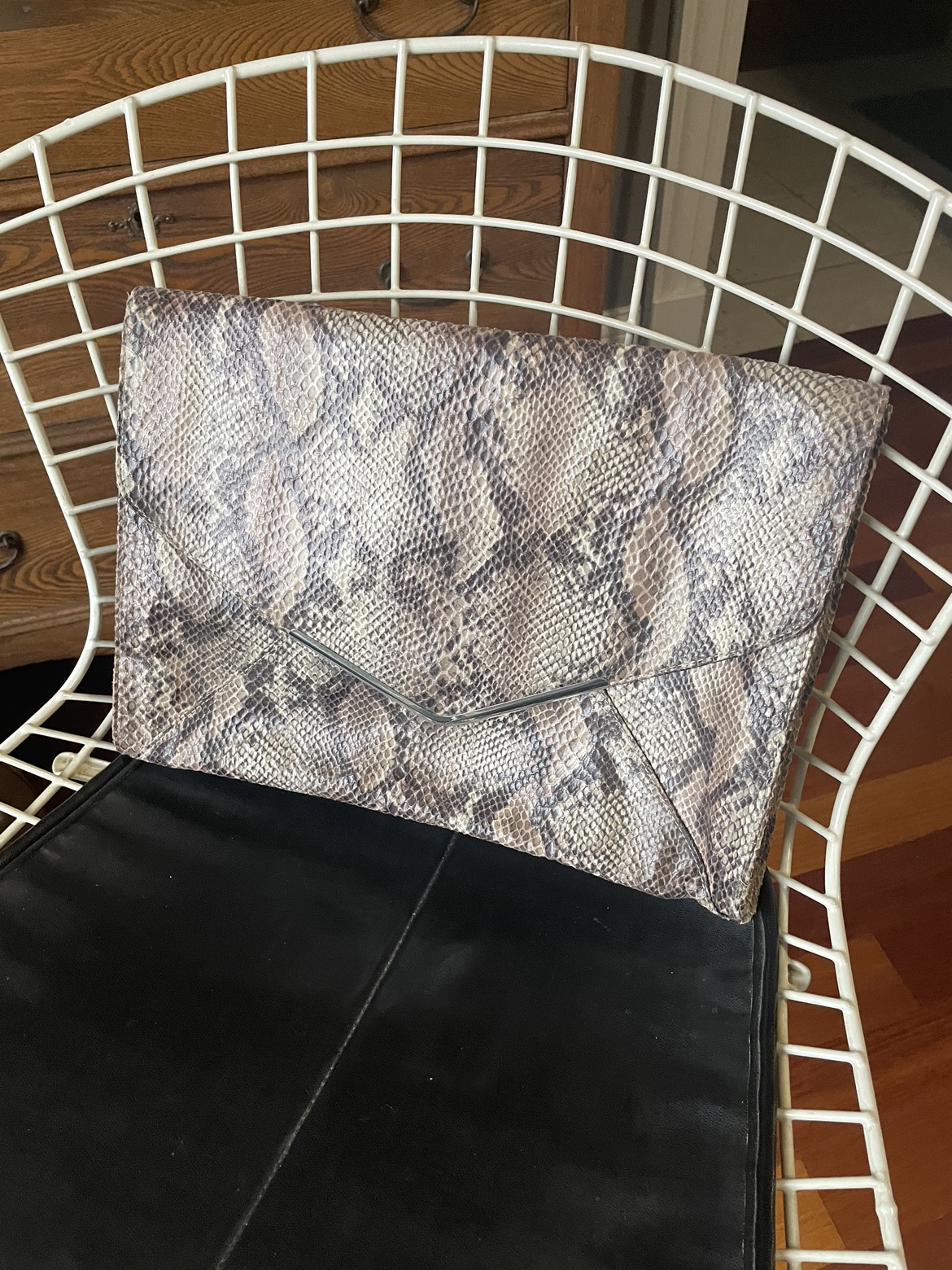 Faux snakeskin bag - photo 2