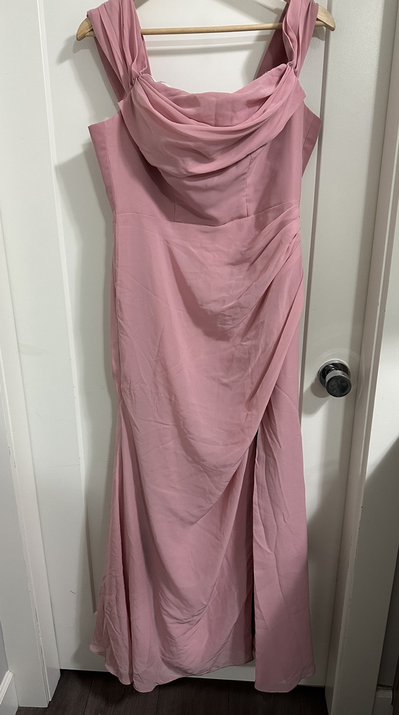 JJ House Blush Bridesmaid Dress