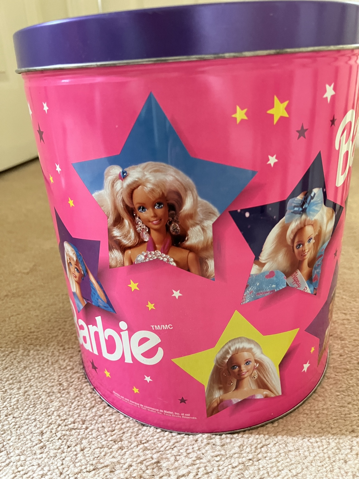 Vintage Barbie Popcorn Tin image indicator(3)