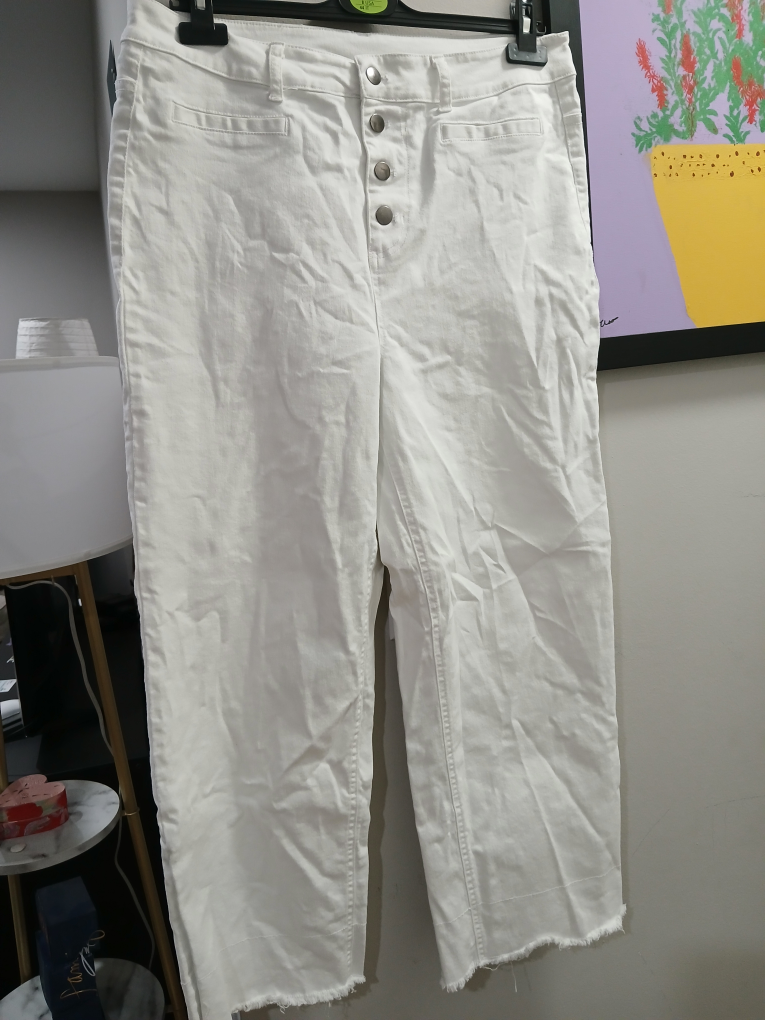 white Design Lab L&T pants size 32 - photo 4