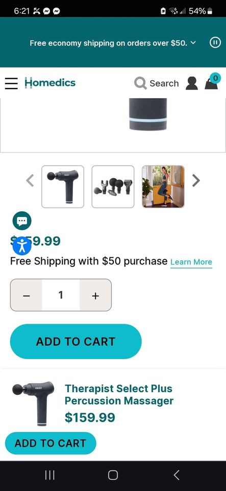 Precession massager, HOMEDICS - photo 2