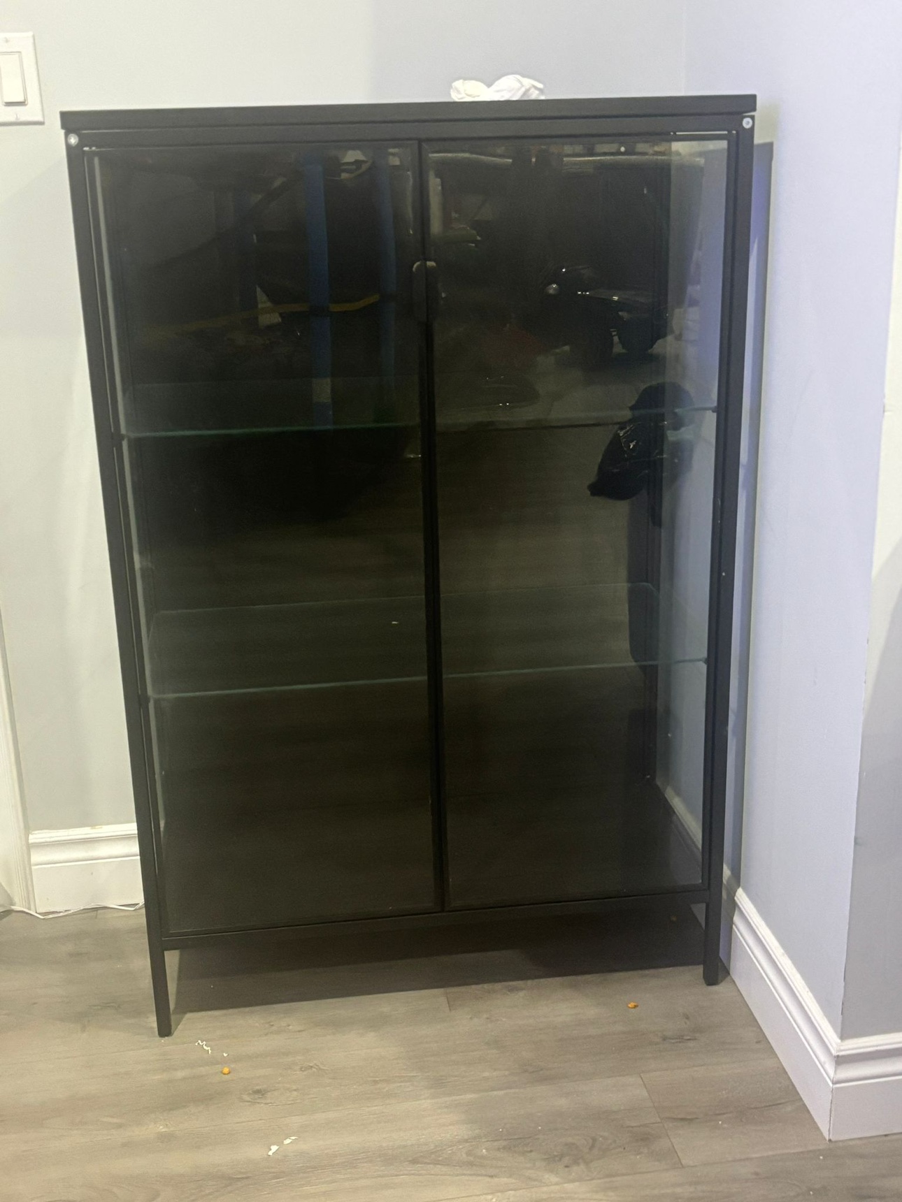 Glass-door cabinet