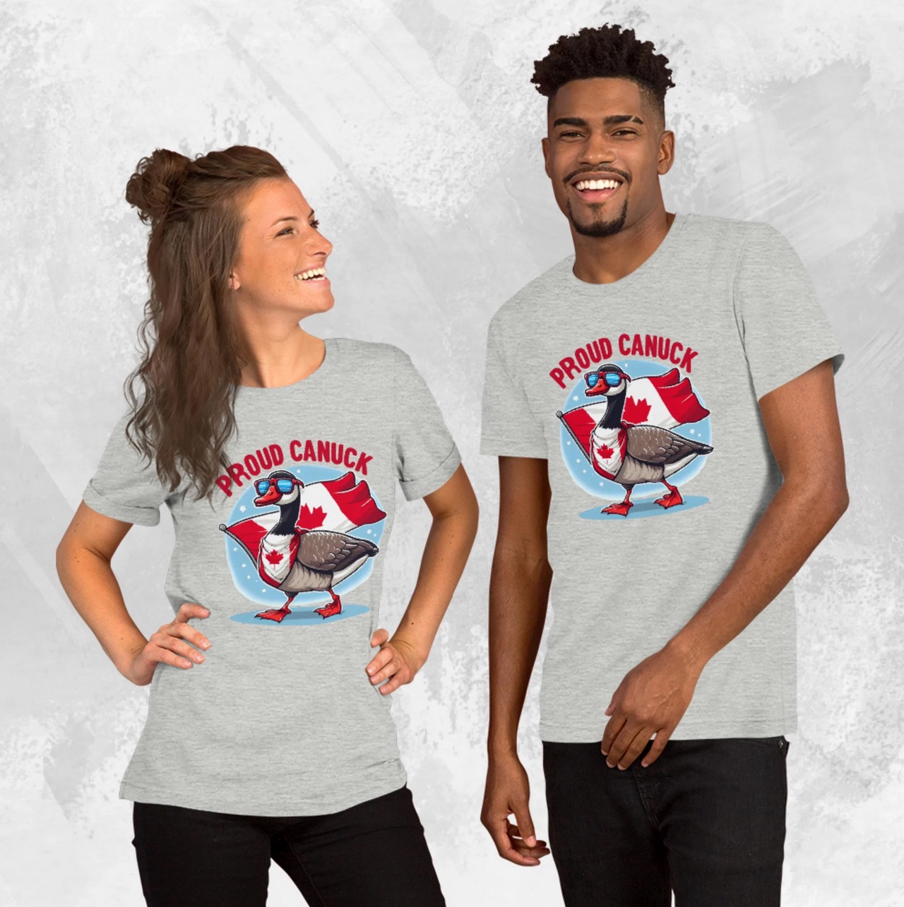 Proud Canuck Goose Funny Unisex t-shirt - photo 3