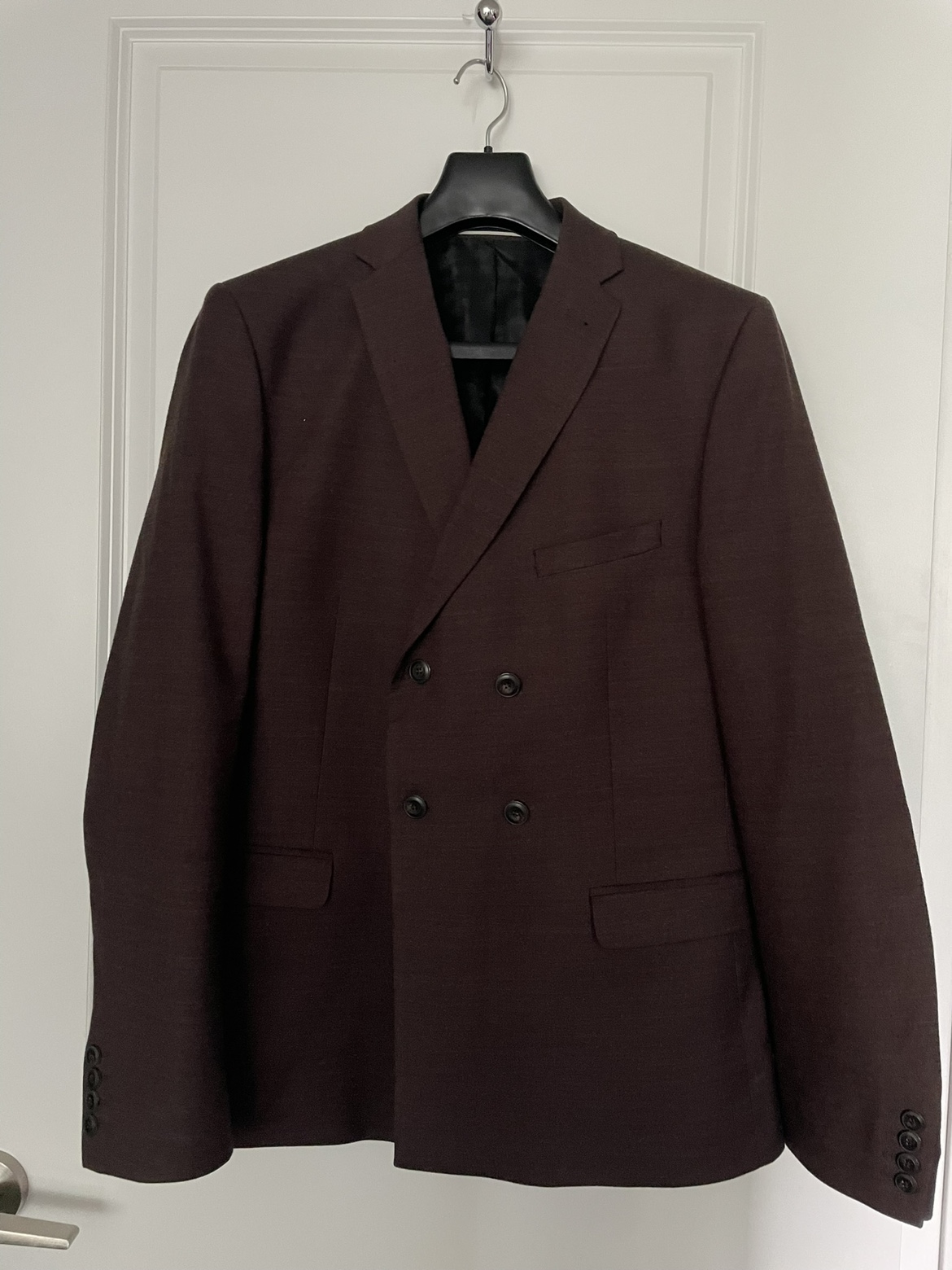 Ben Sherman brown double breasted suit jacket - photo 2