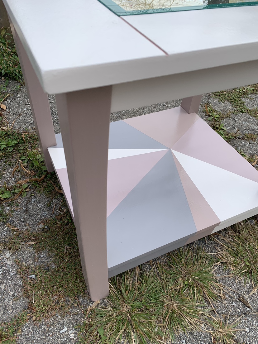 Refinished, Redesigned End Table - photo 5