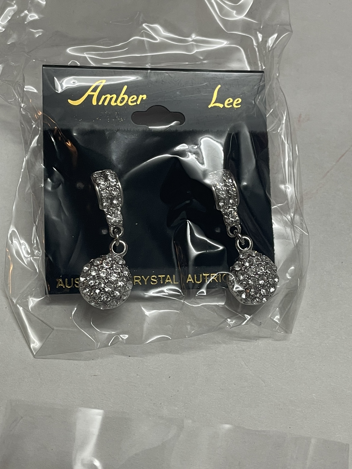 Amber lee Austrian crystal jewelry lot of 9 image indicator(5)