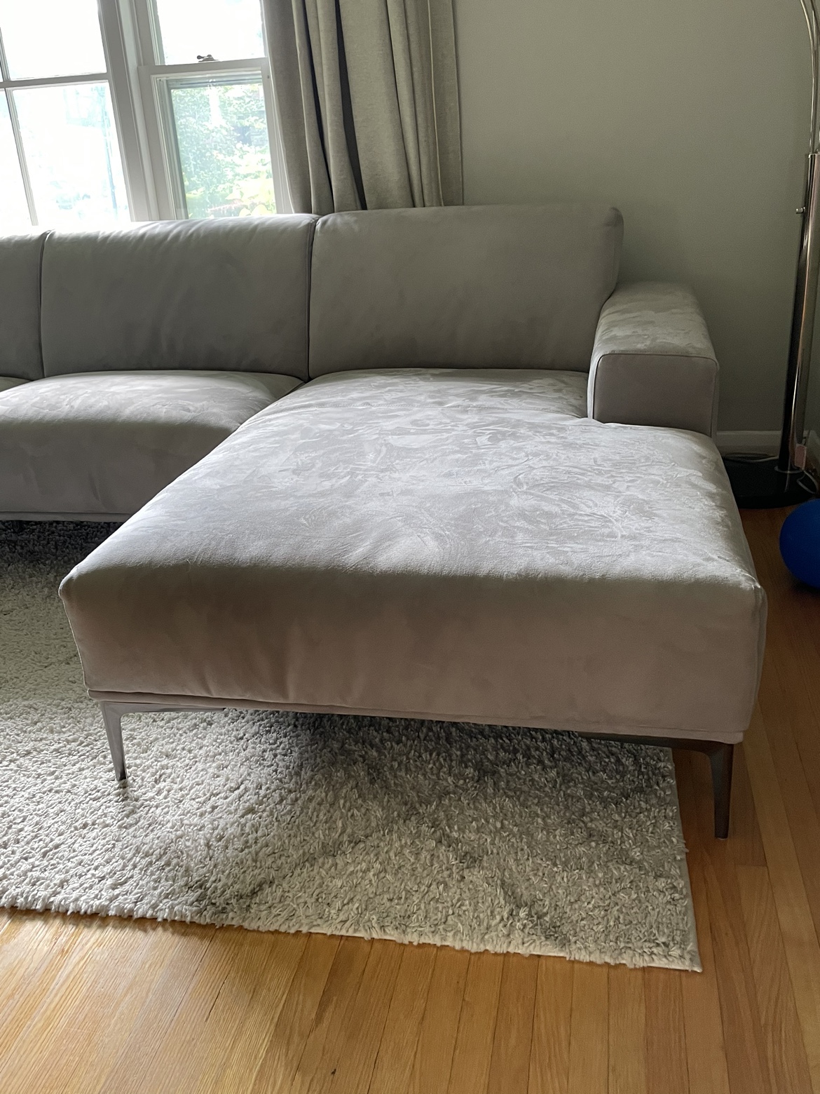 Moving Sale/ Brent Sectional with Wide Track Arms (sofa / couch) - photo 3