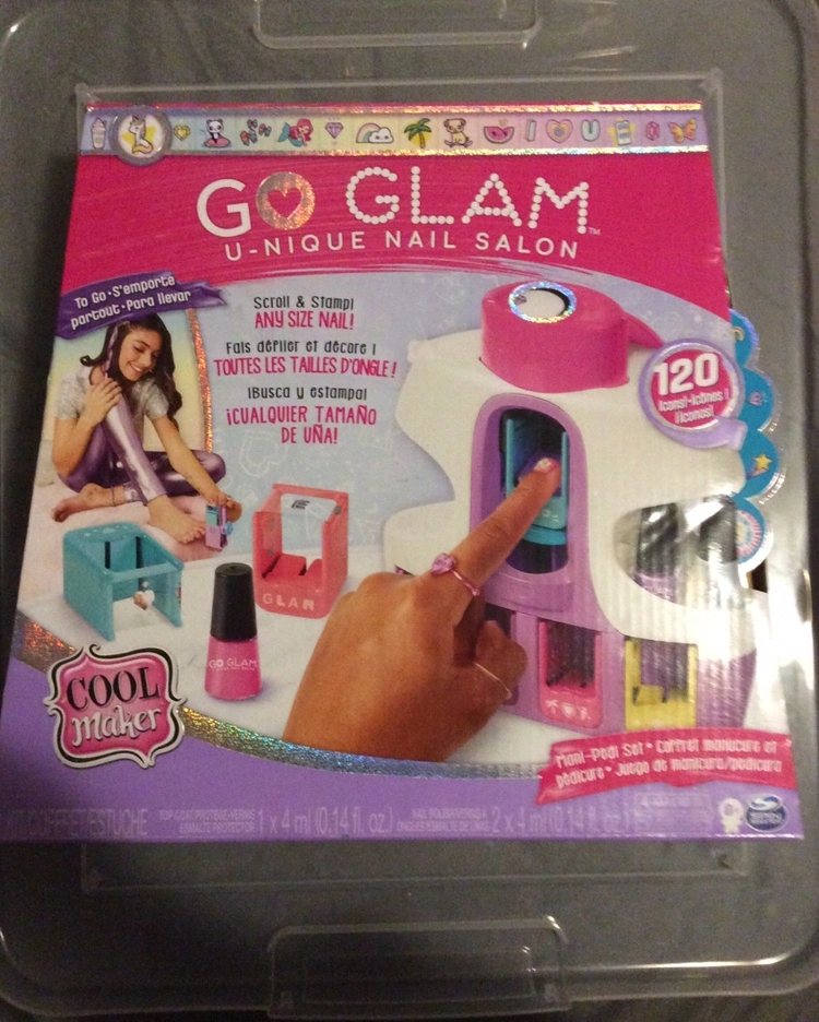 Cool Maker, GO GLAM U-nique Nail Salon with Portable Stamper Karrot
