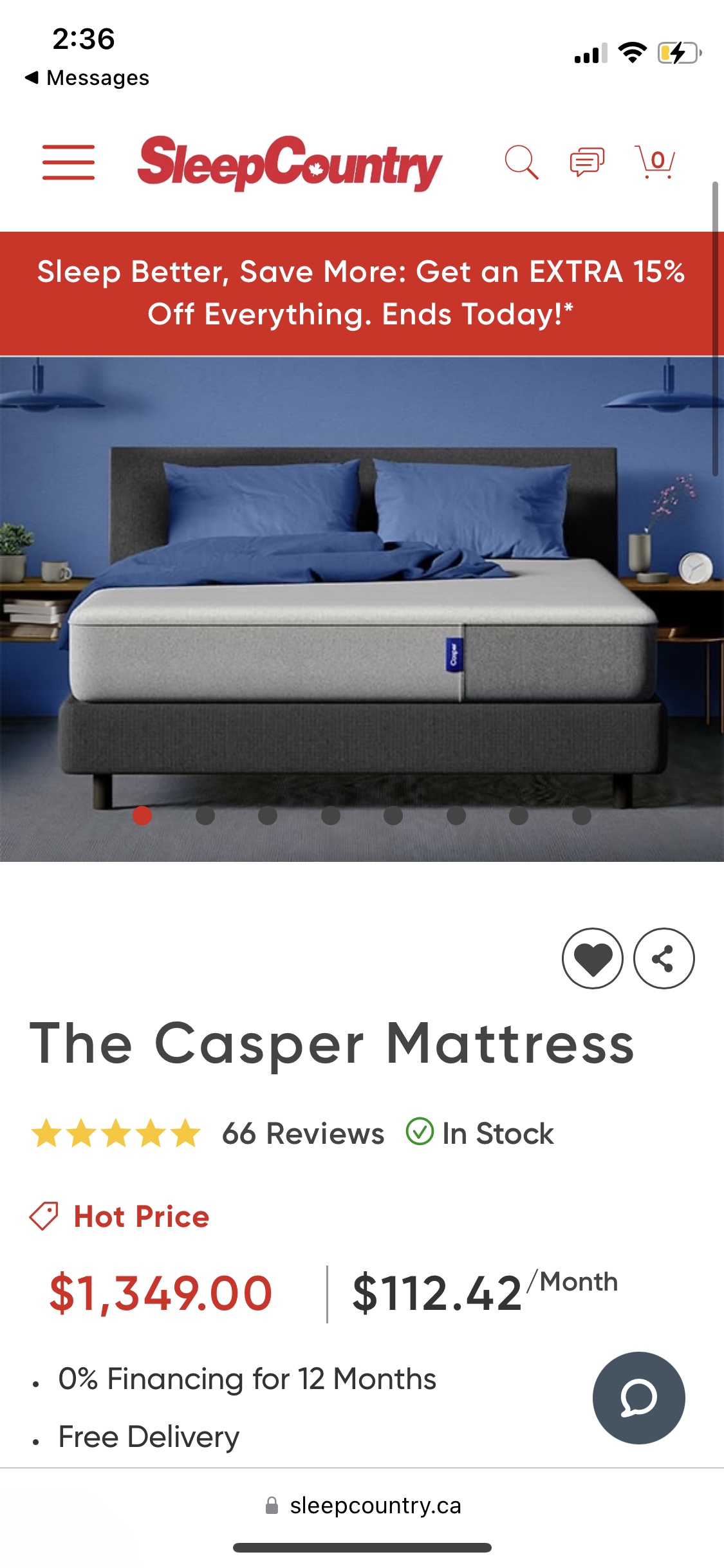 Casper mattress Queen foam - photo 5