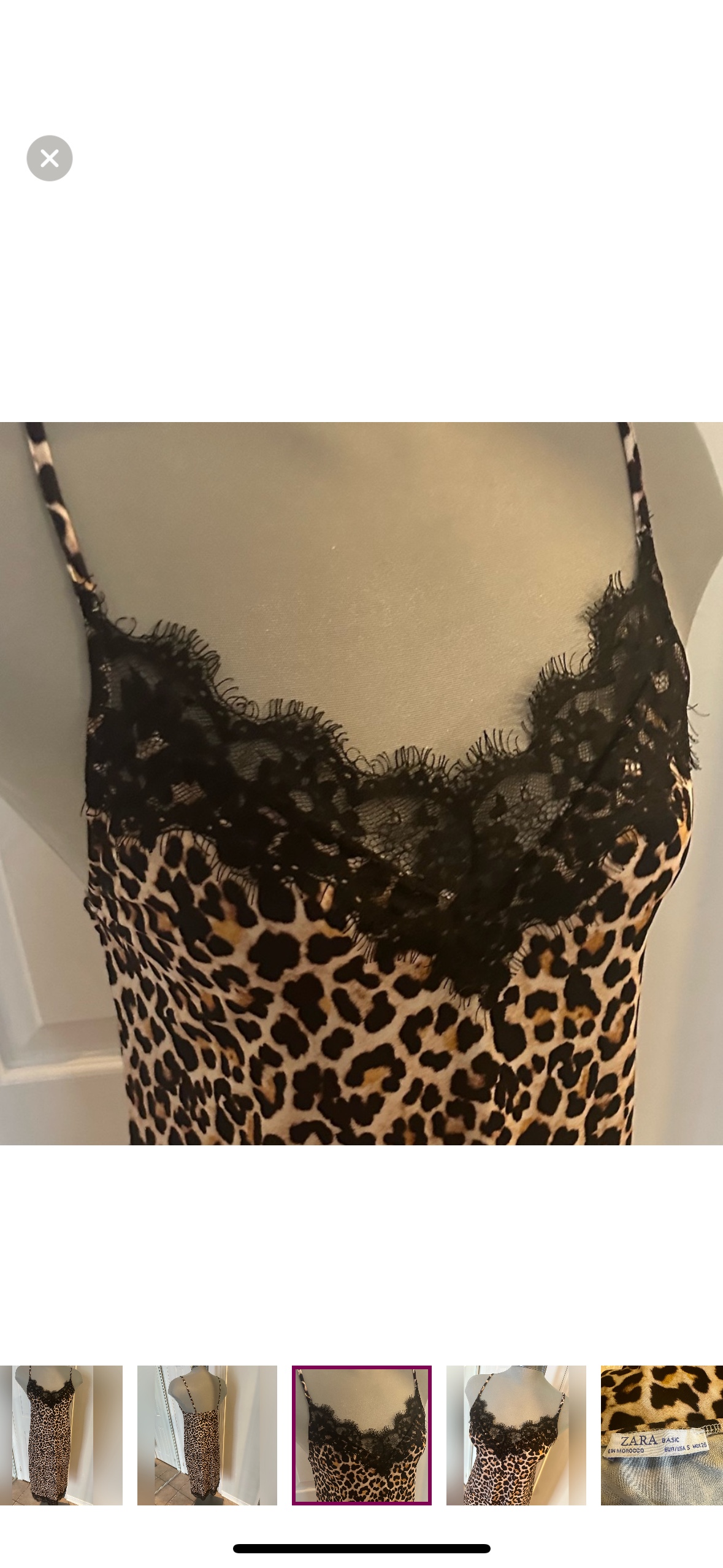 Zara Animal Print Slip Dress size small - photo 4