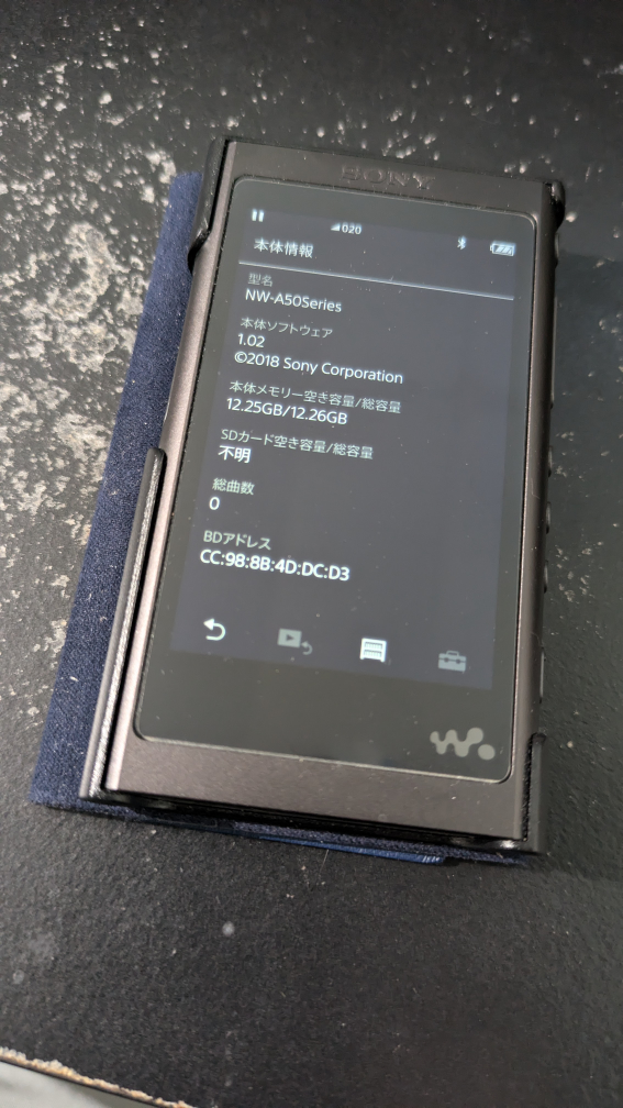 SONY WalkMan NW-A50Series