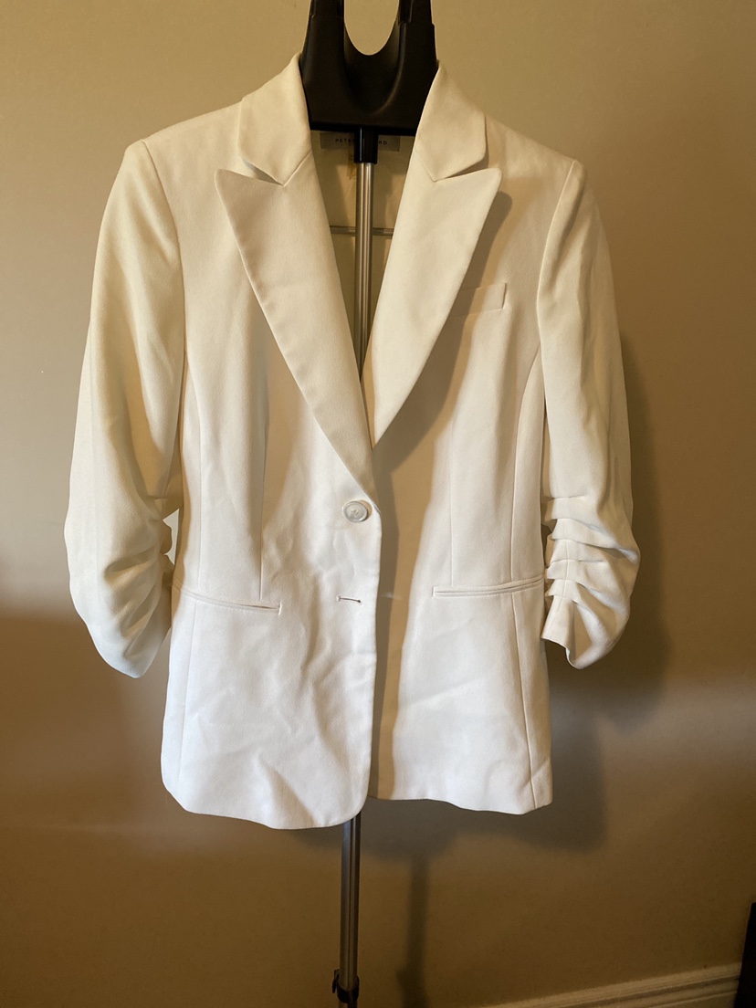 Cream blazer size 10