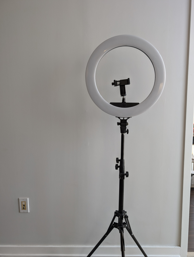 Ring Light with Tripod Stand  - Rarely used