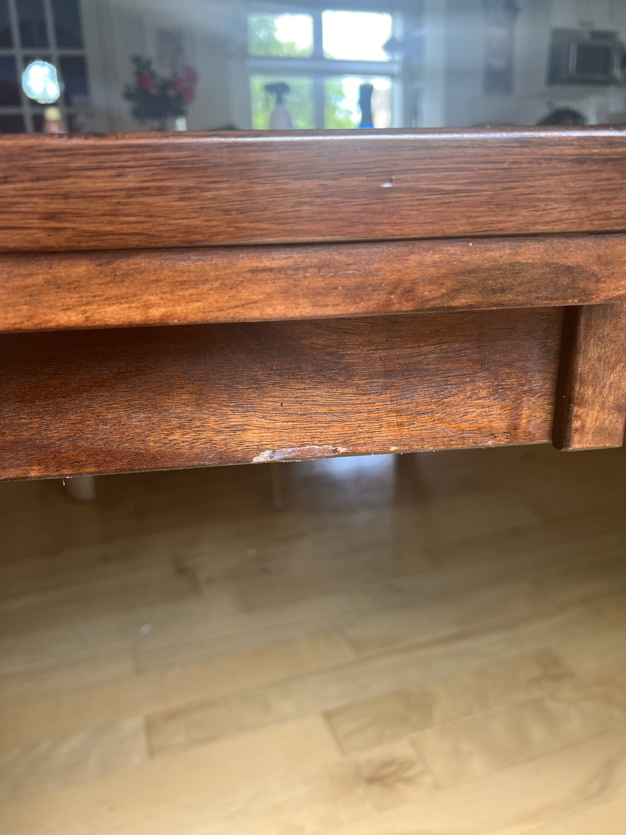 Solid wood dining table from Ashley furniture - photo 3