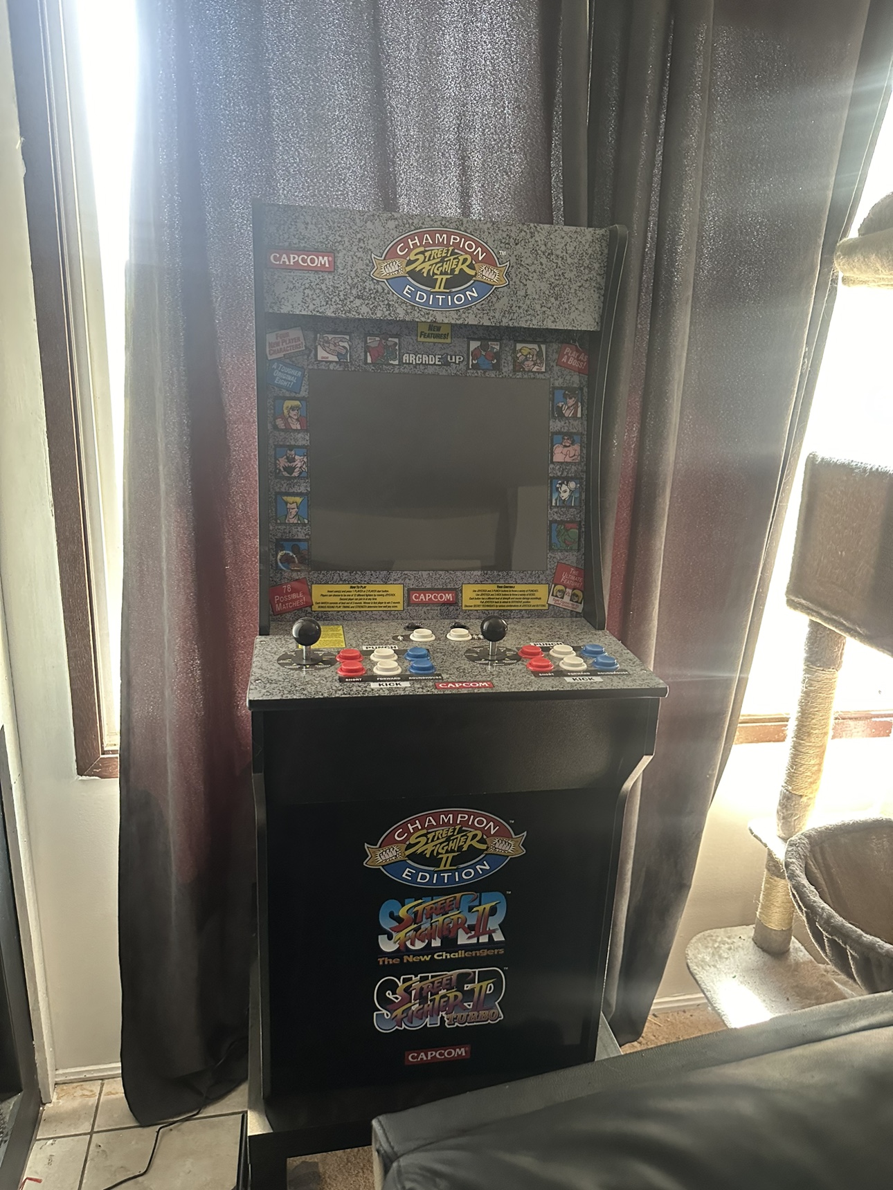 ARCADE1UP Street Fighter 2 Arcade Machine (Riser Not Included) - photo 5
