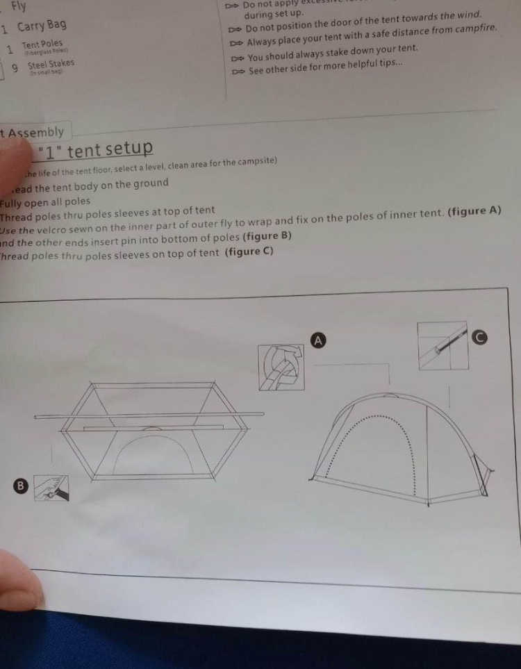Tent for one person Camping - photo 4