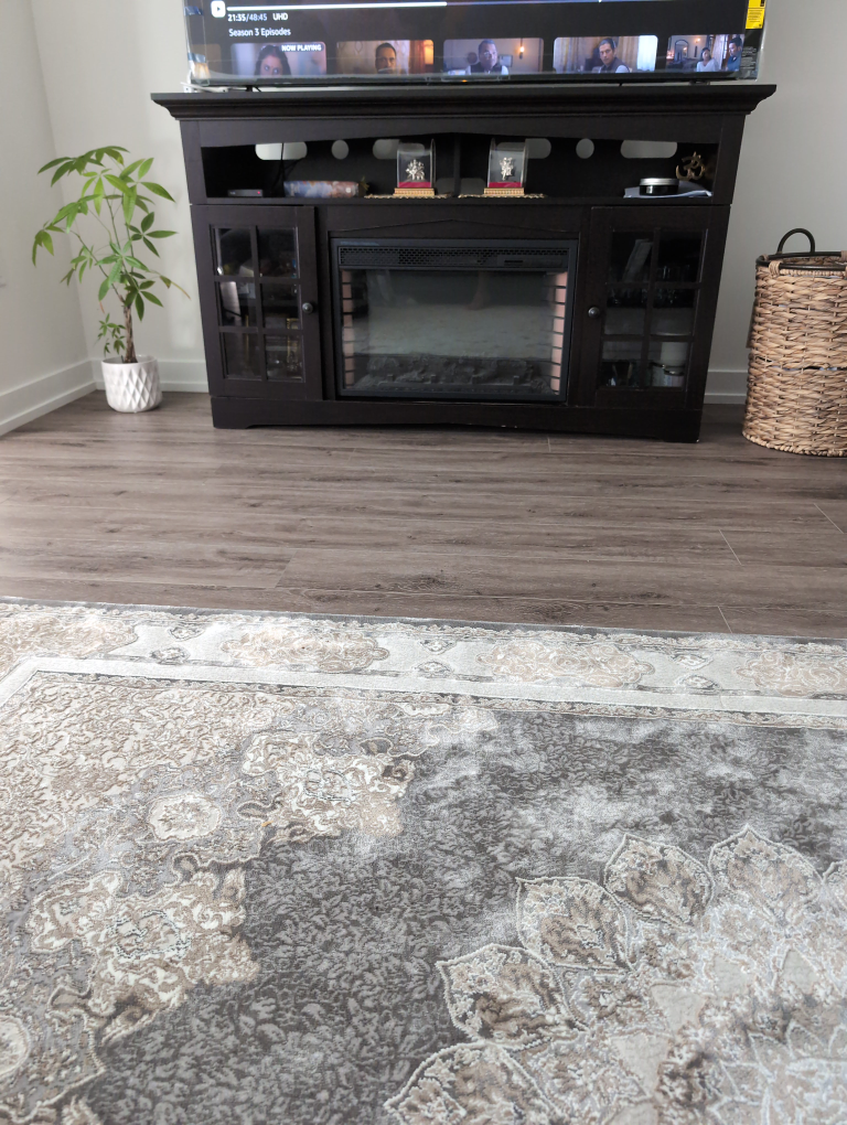Used like New TV Cabinet with fireplace