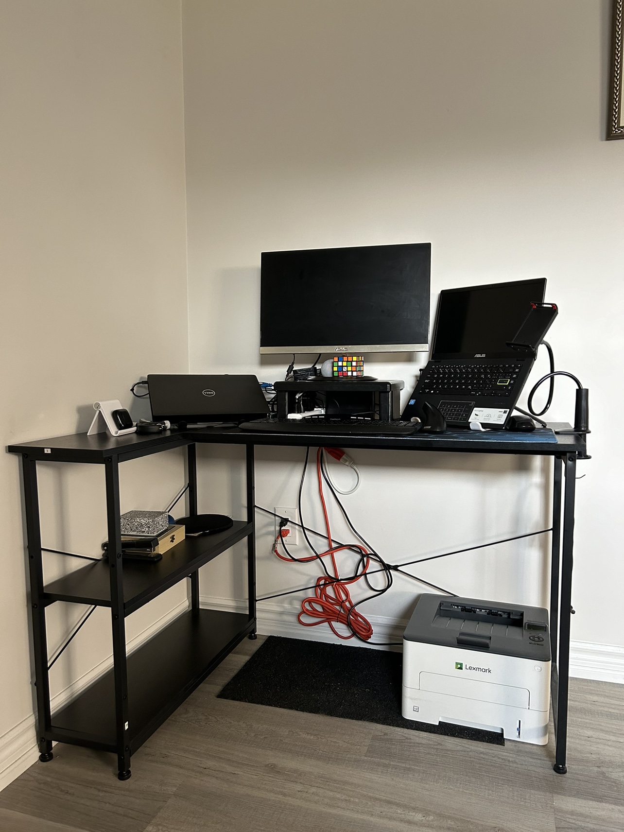L - Shaped Work Desk & Chair - photo 2