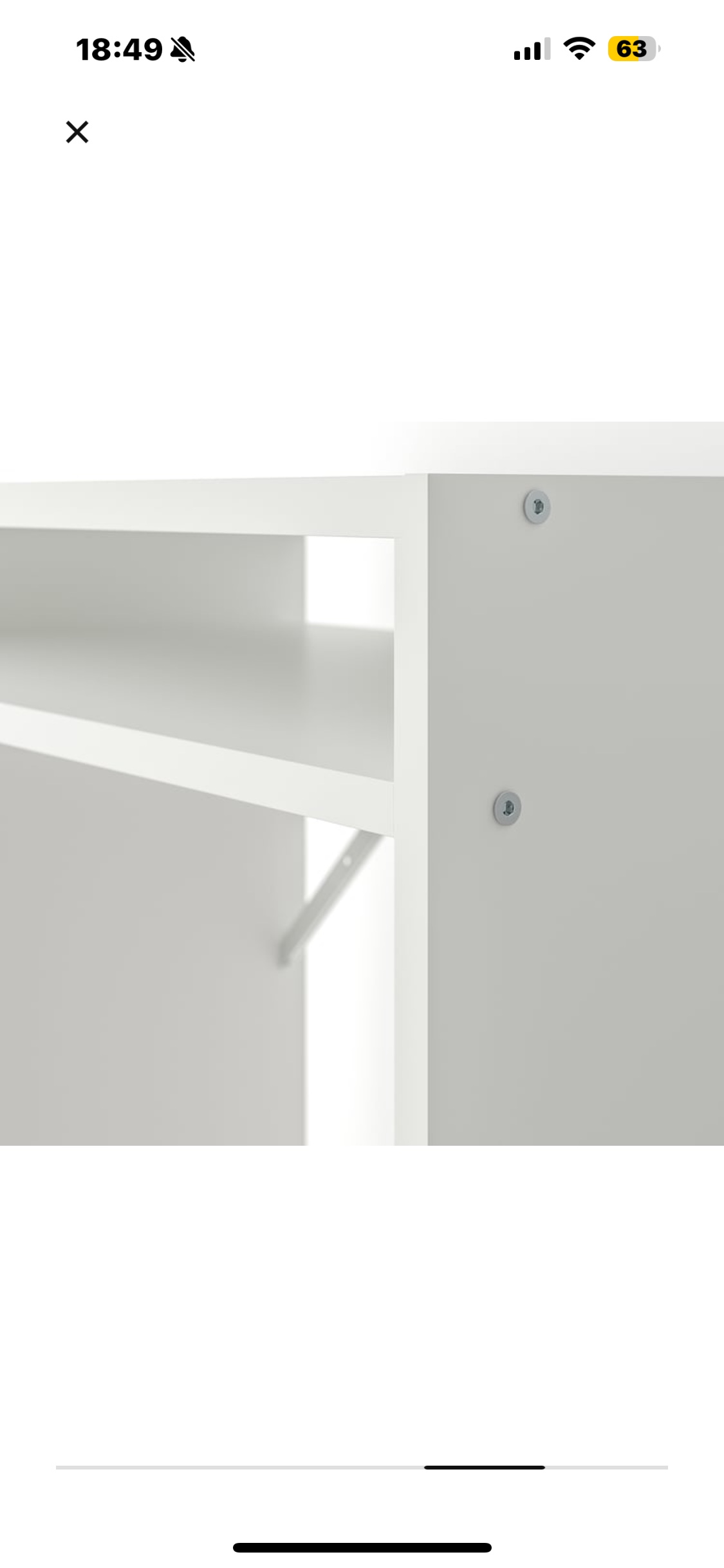 Moving sale: White desk - photo 4