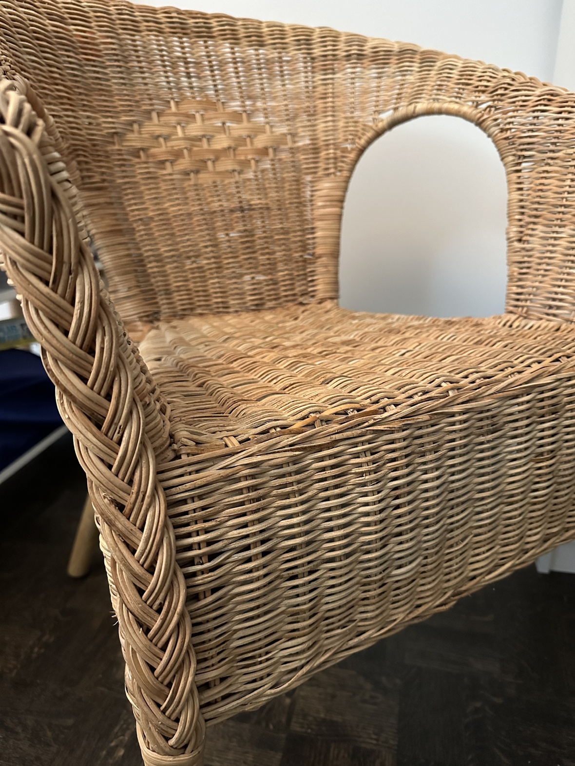 IKEA Rattan/Bamboo Armchair ‘AGEN’ - photo 4