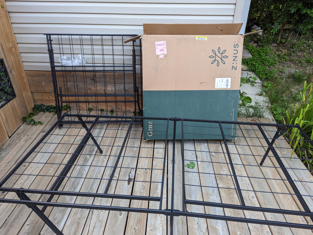 folding bed frame size king - photo 3
