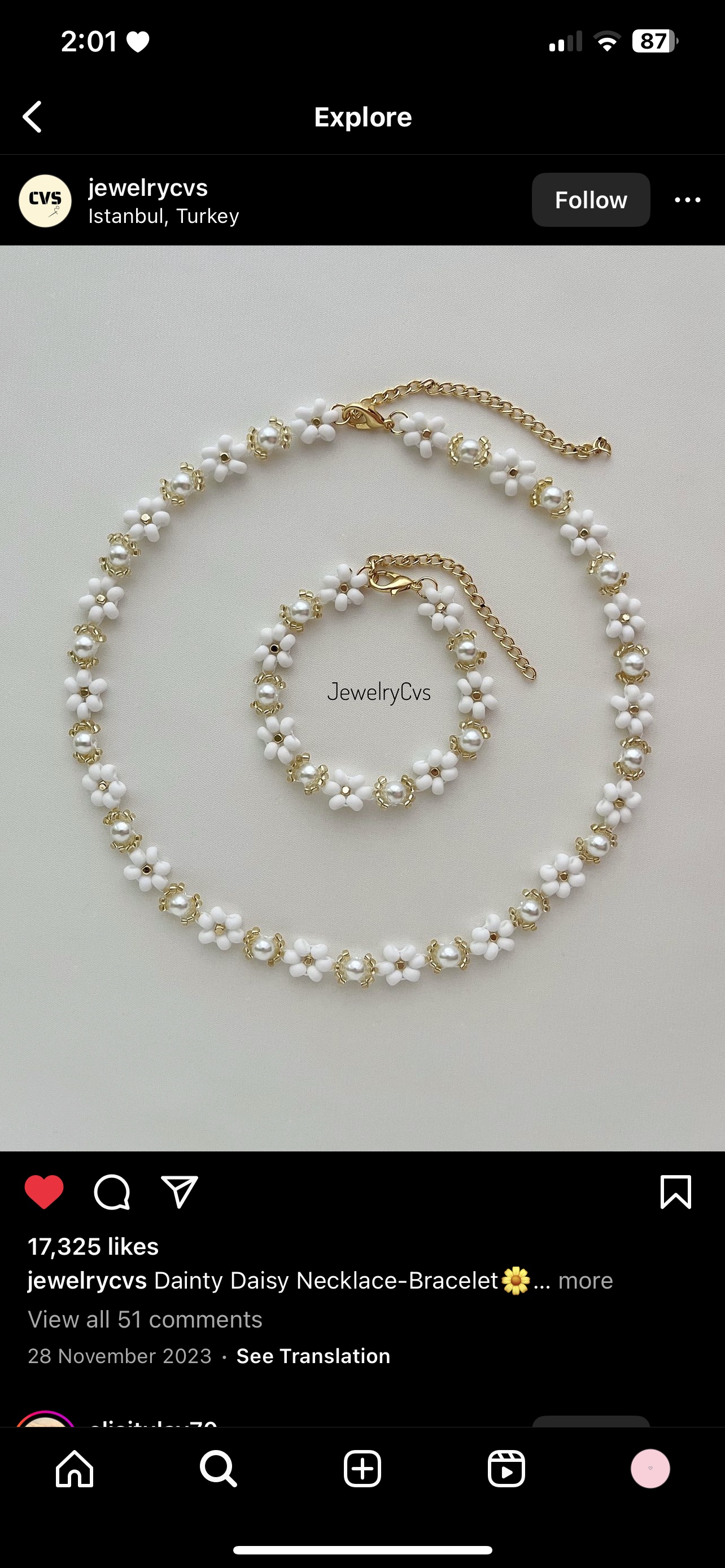 Flower necklace image indicator(5)