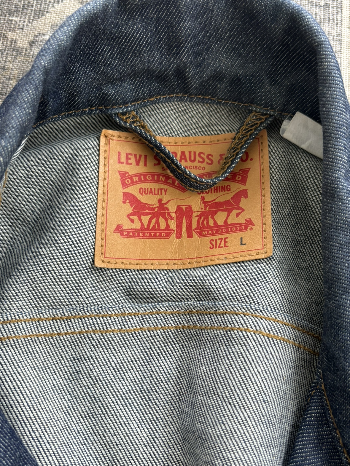 Levi’s Denim Jacket Size L image indicator(2)