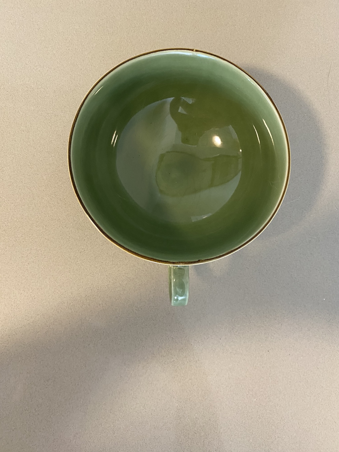 Free green tea cup & saucer set (IKEA) - photo 3