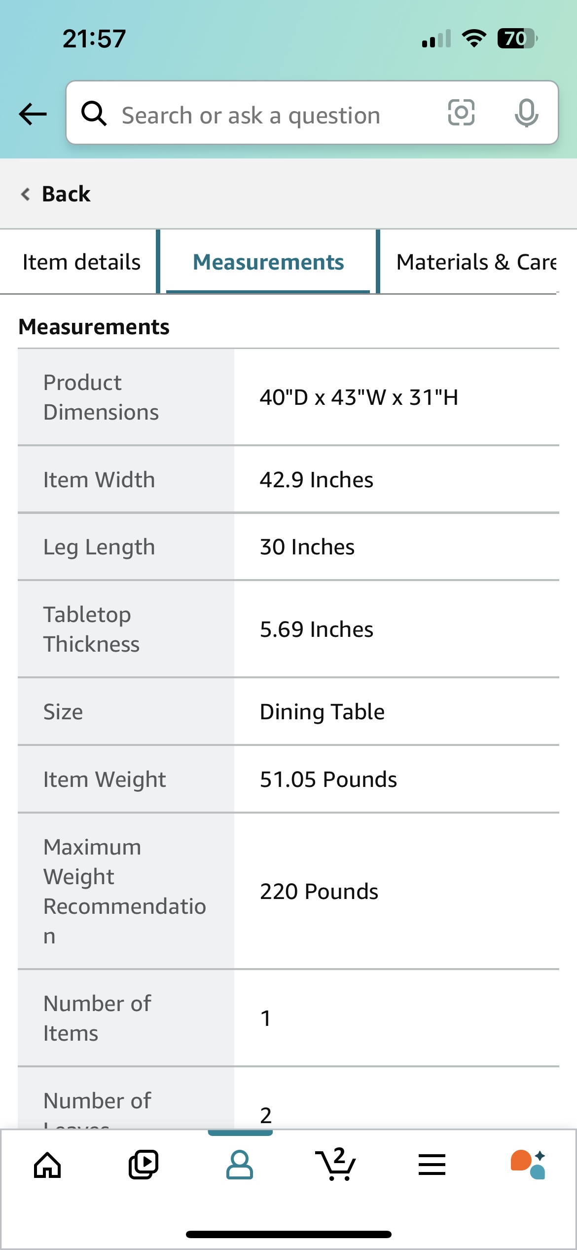 Dining table - photo 5