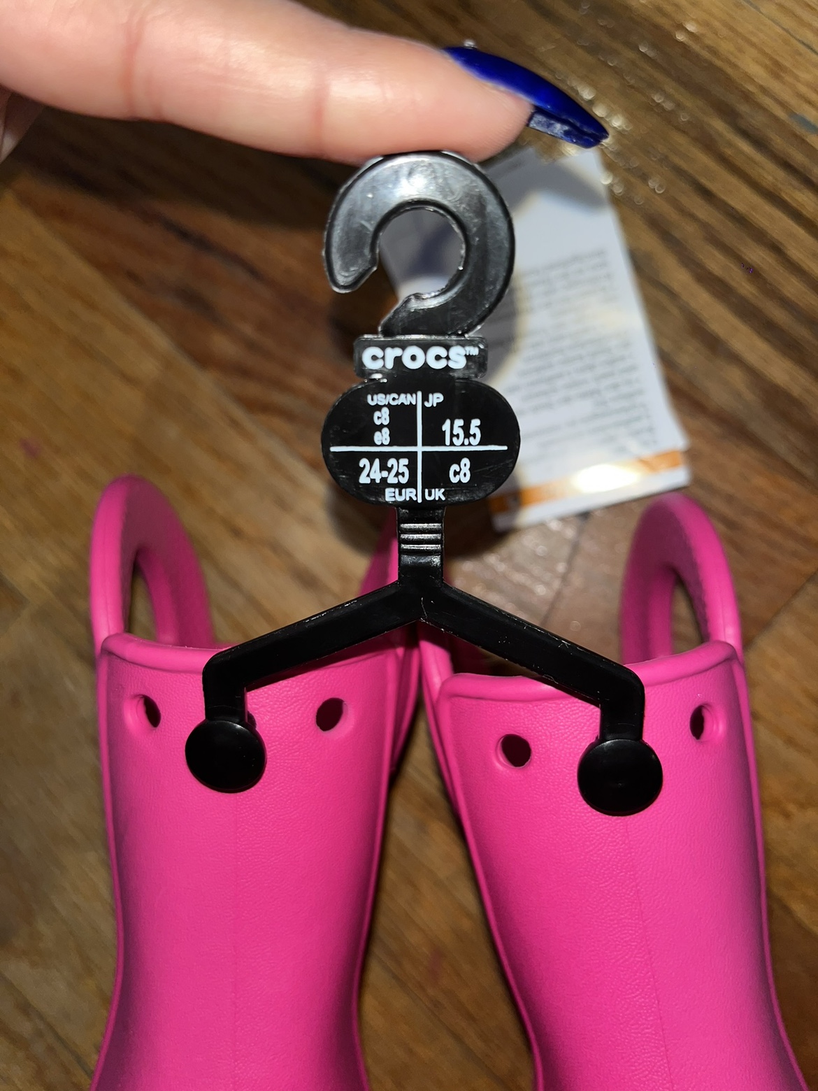 Kids Pink rain boot crocs - photo 3