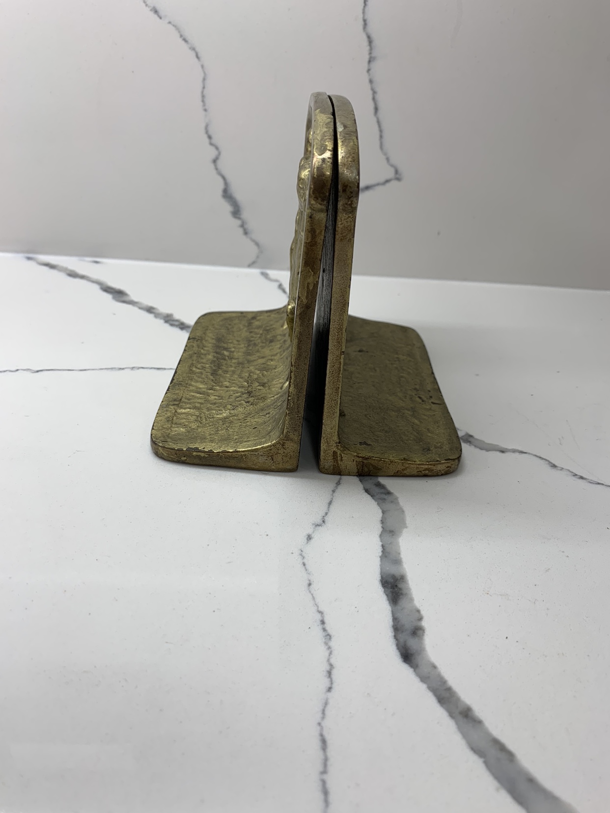 Native American Indian Horseback Hunter Bookends Circa 1925 image indicator(10)