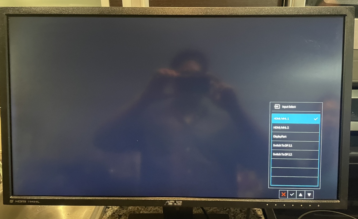 28” ASUS LCD monitor 4K UHD with stand image indicator(4)