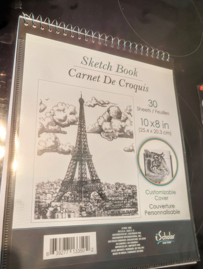 Artistic Series 12 Sketching Pencils With Sketch Book image indicator(4)