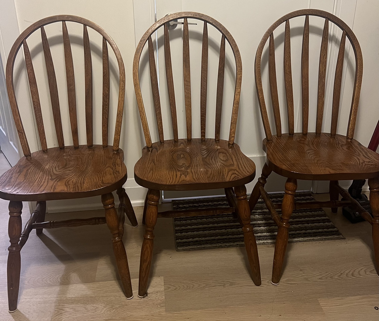 3 wooden chair - photo 2
