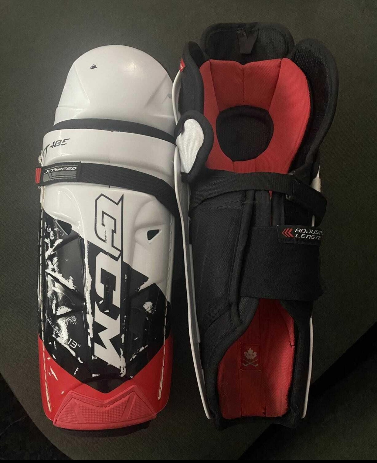 13” CCM FT 485 Shin Guards thumbnail