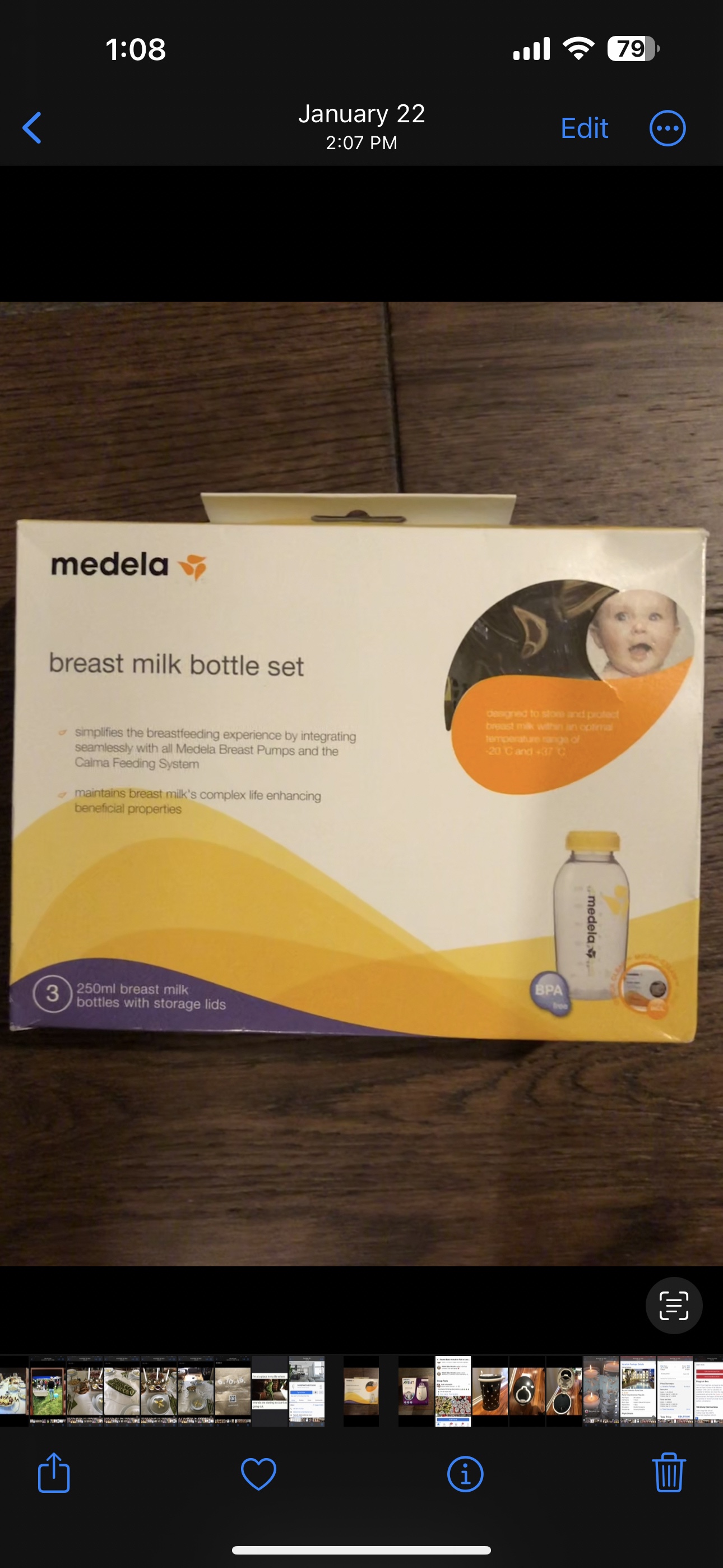 Medela Breast Milk Bottle (BNIB) thumbnail