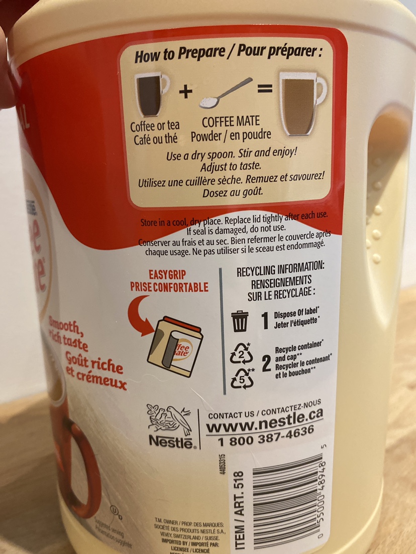 Coffee Mate Nestlé lactose free image indicator(3)