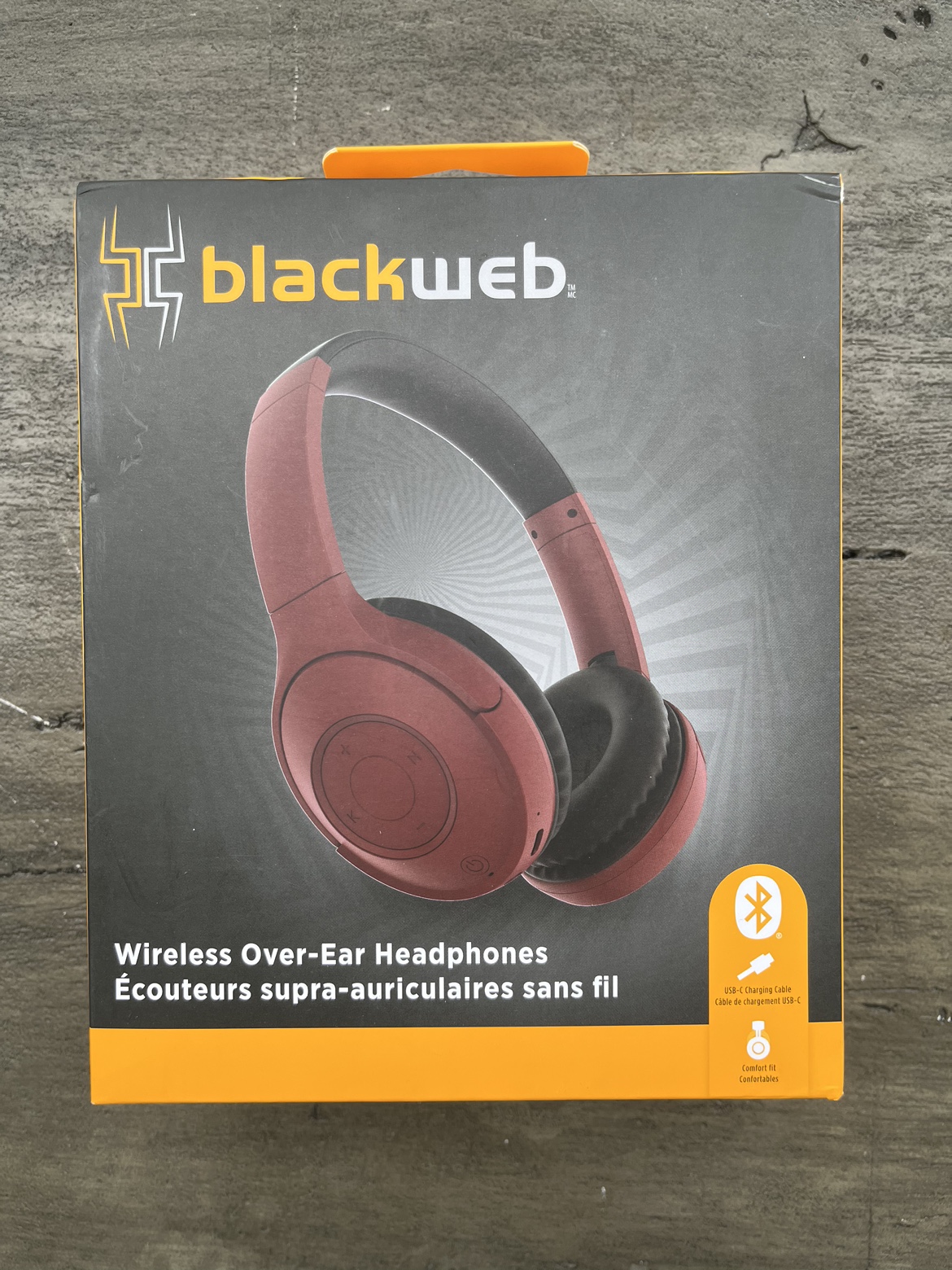 Blackweb Wireless Over-Ear Headphones - Brand New (Sealed)