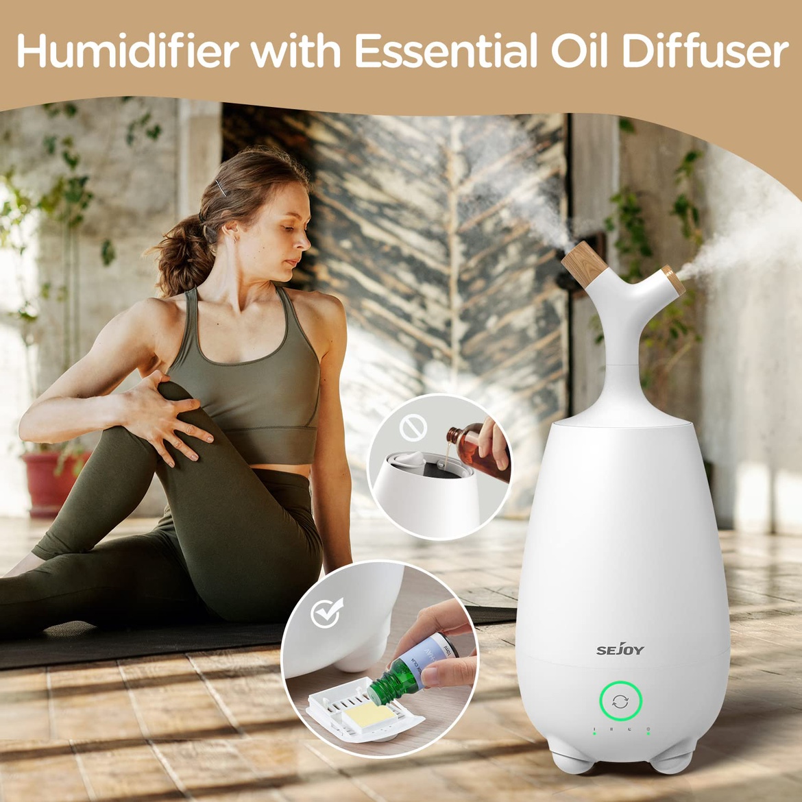New Humidifiers for Large Room 5L Ultrasonic Cool Mist - photo 5