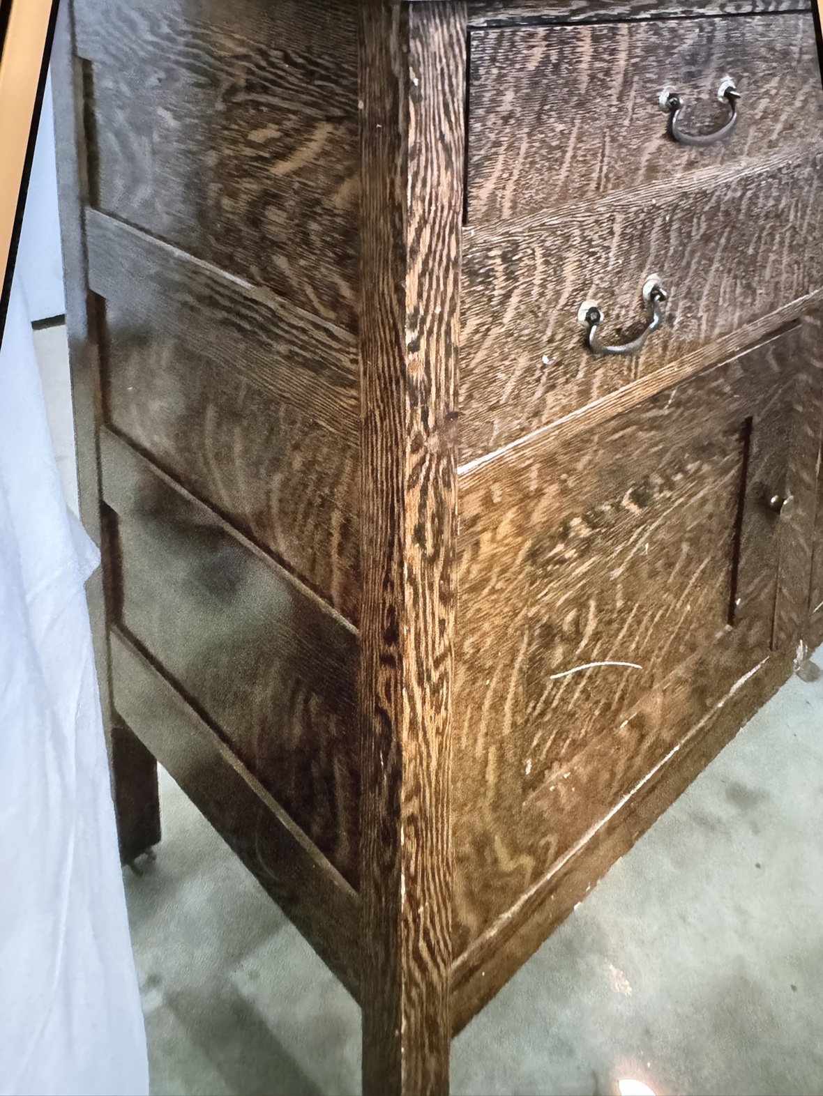 BARGAIN! Antique unique tiger stripe look cabinet ONLY $295 - photo 4