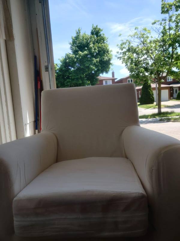 single cloth arm chair - photo 2
