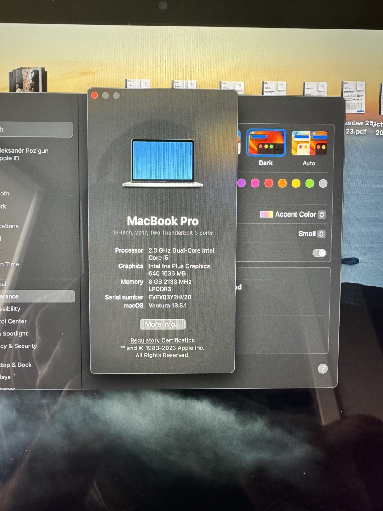 💻 MacBook Pro 13, 2017, 8RAM, 256 SSD - photo 4