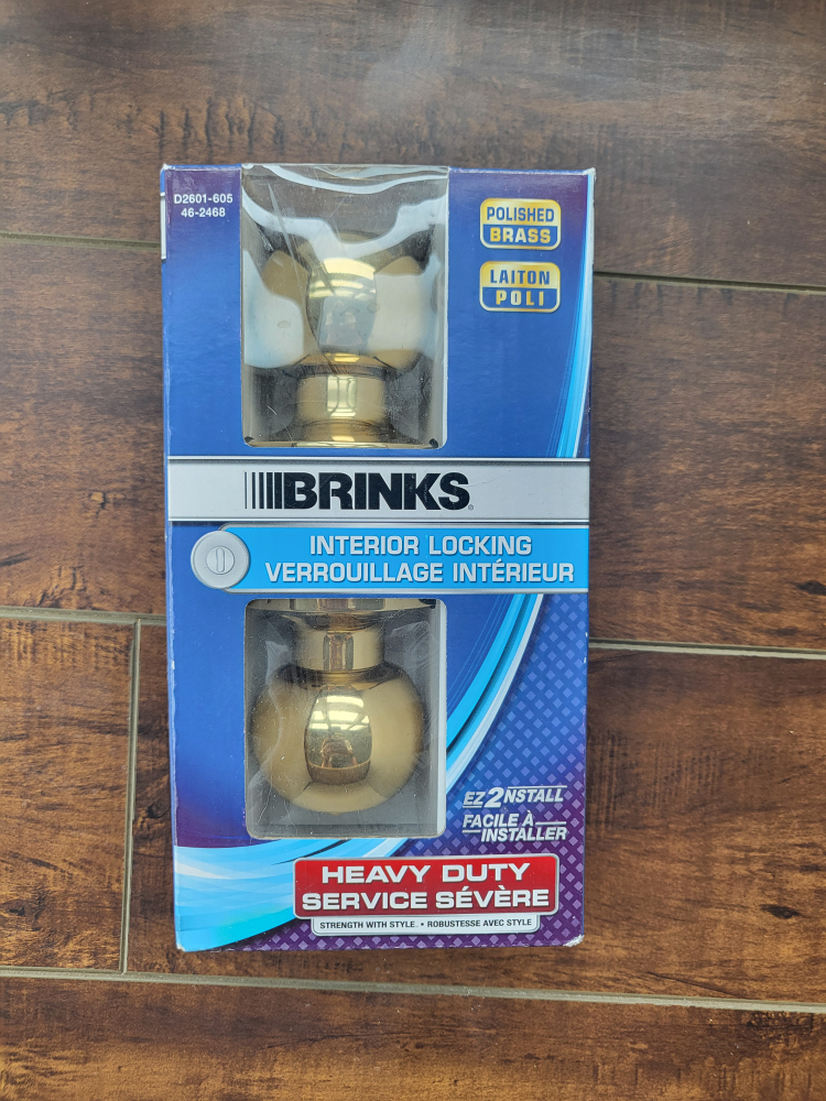 Interior locking door knob thumbnail