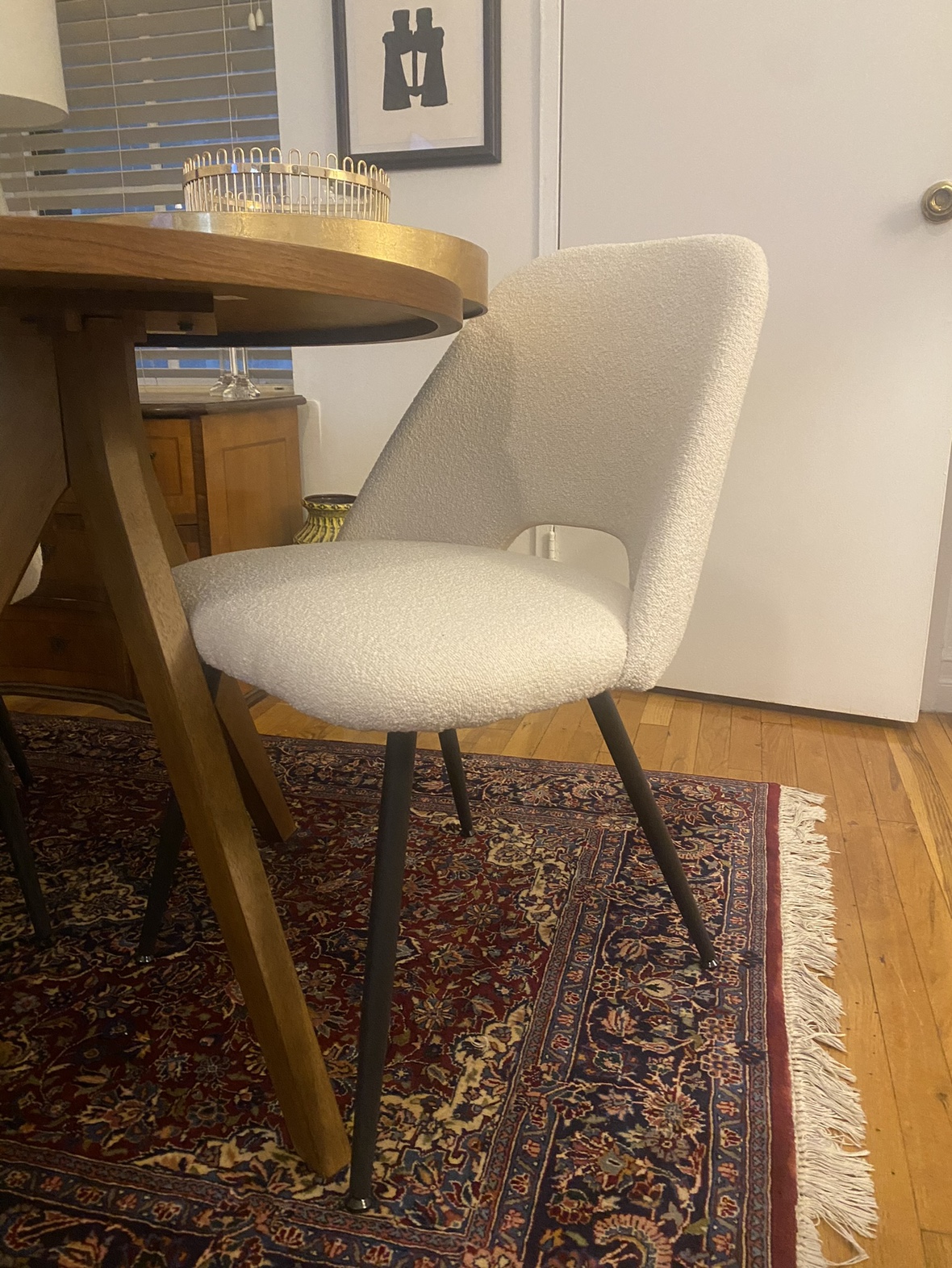 Two dining chairs