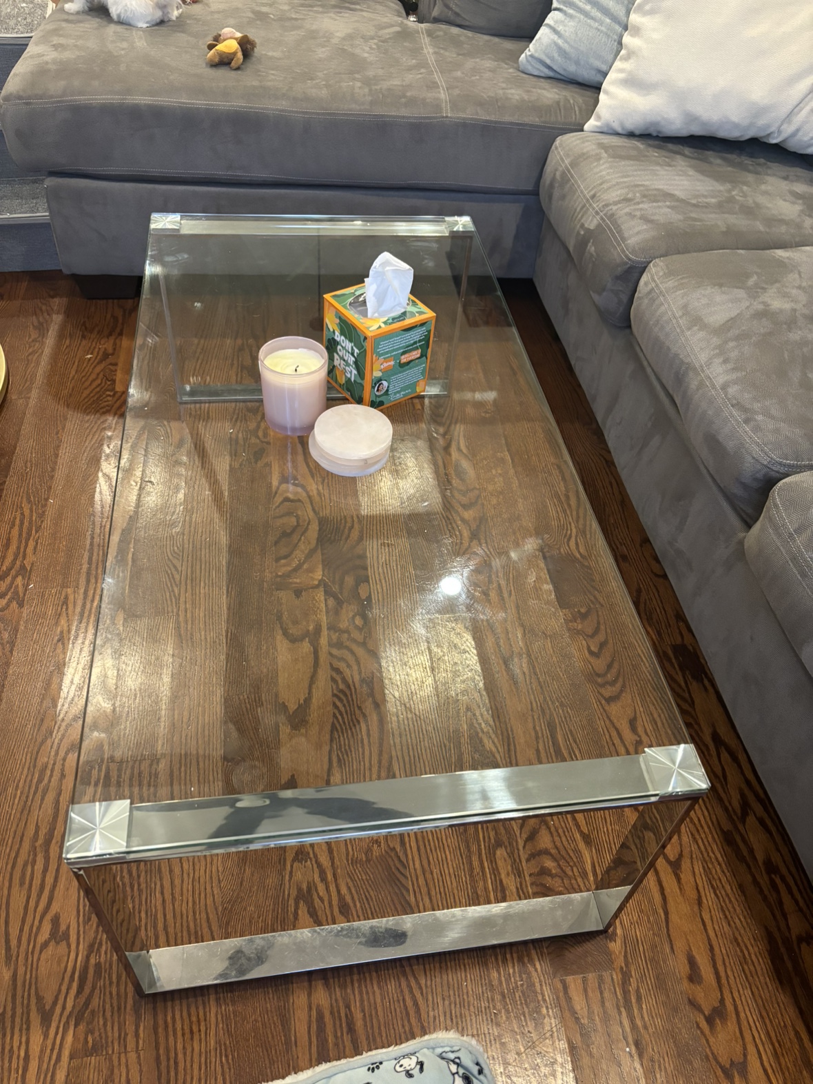 Glass coffee table - photo 3